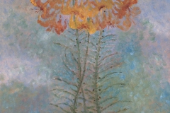KWIATY, 1993, olej na płótnie