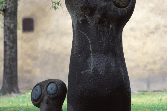 SOWY, 1959, piaskowiec, Kraków, Planty