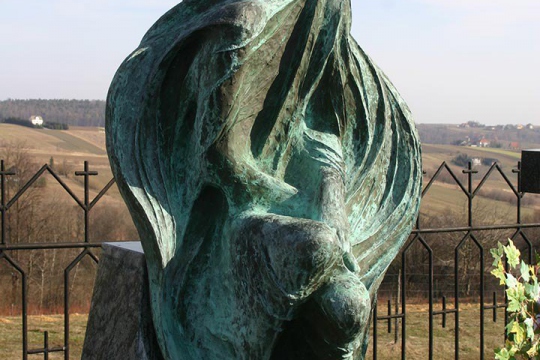 CHRYSTUS FRASOBLIWY - GRÓB OJCA, 2011, brąz, Leńcze