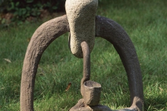‘ADDICTS’ CYCLE, 1959, granite, aluminium