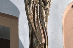 SCULPTURE OF THE BLESSED SIMON OF LIPNICA, 1978, polychromed wood, Nowy Sącz Zawada