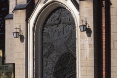 THE BRONZE DOOR REPRESENTING THE MARTYRDOM OF THE POLISH NATION DURING THE NAZI OCCUPATION, 1981, bronze, Nienadówka near Rzeszów