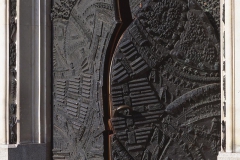 THE BRONZE DOOR REPRESENTING THE MARTYRDOM OF THE POLISH NATION DURING THE NAZI OCCUPATION, 1981, fragment
