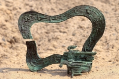 MAQUETTE OF THE FRÉDÉRIC CHOPIN MONUMENT, 1971, bronze