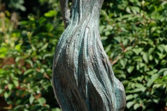 AFGHAN HOUND, 2000, bronze