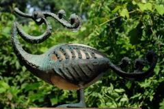 DUCK, 2010, bronze, sandstone