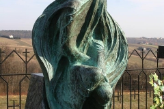 THE SORROWFUL CHRIST – THE FATHER’S TOMBSTONE, 2011, bronze, Leńcze
