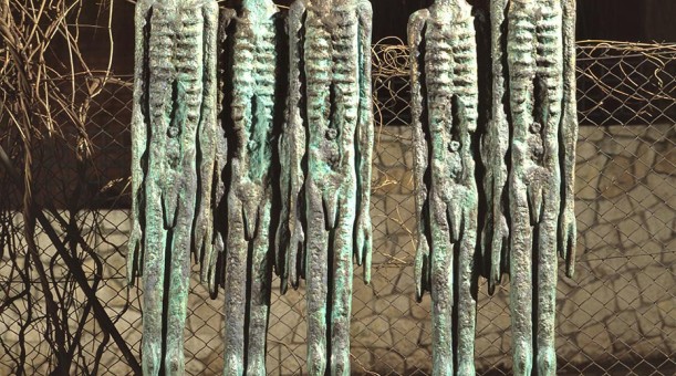 ŚCIANA ŚMIERCI, 1992, brąz