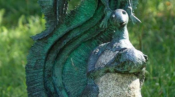 WIEWIÓRKA, 1991, granit, brąz