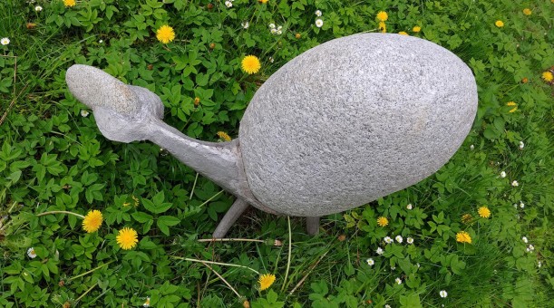 OWCA, 1990, granit, aluminium