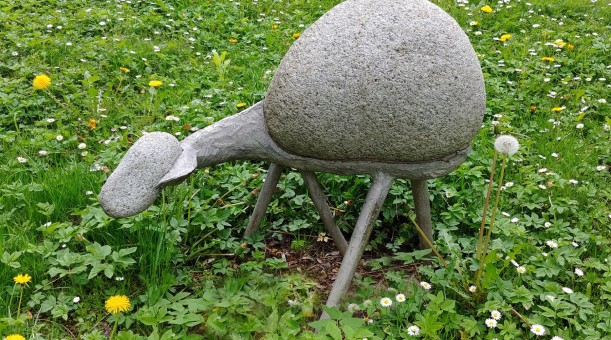 OWCA, 1990, granit, aluminium