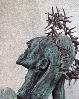 FROM LIFE TO LIFE, 1977, bronze, Nowa Huta, Ark of the Lord Church