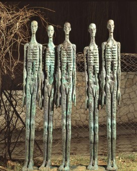 THE WALL OF DEATH, 1992, bronze